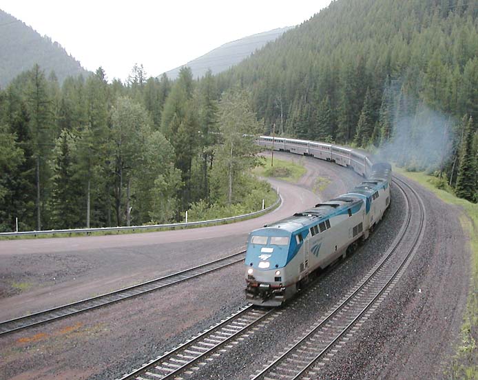 Empire Builder At Essex,Montana