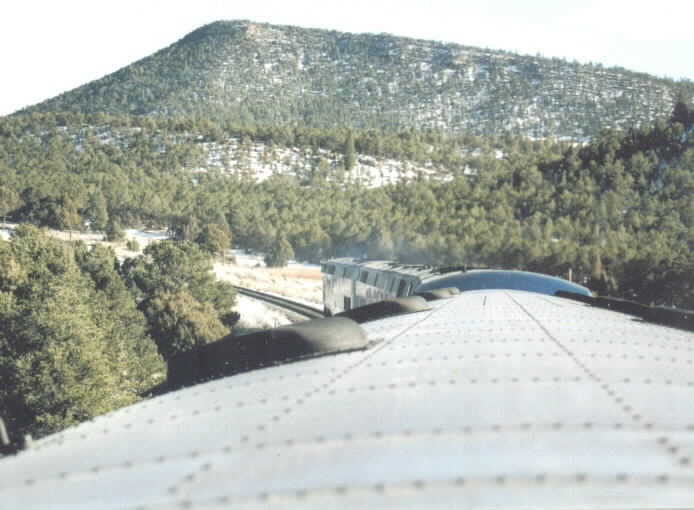 Climbing a snowy  Glorieta  Pass