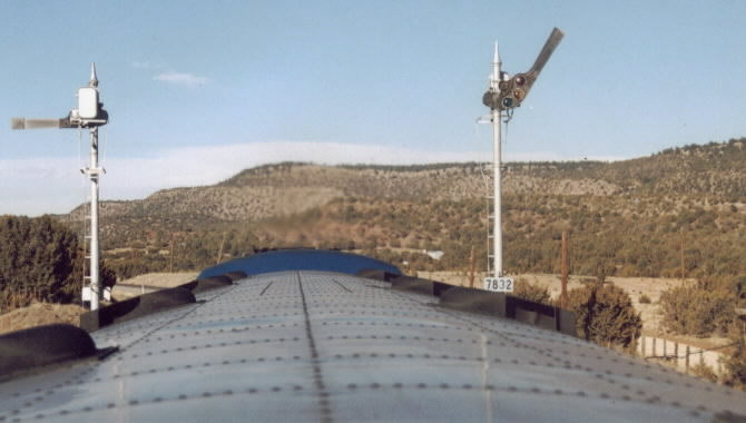 Mile Post 783.2 protected by a semaphore signal.